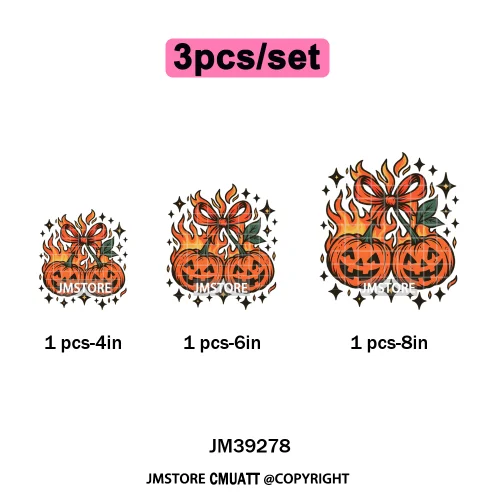 Witchy Goose Howday Pumpkin Boo Ghost Spooky Season Coquette Halloween Iron on DTF Transfers Stickers Ready to Press for Clothes