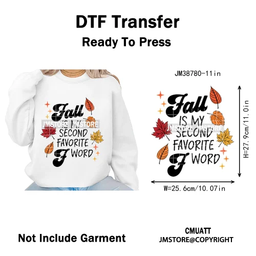 New Sarcastic Halloween Snarky Inspire Quotes Printing Iron on DTF Washable Transfers Stickers Ready to Press for Clothing Bags
