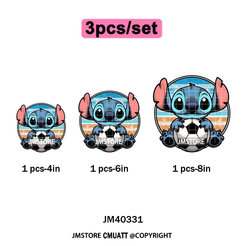 Funny Cartoon Playing Kids Love Character Thermal Printing Iron on DTF Washable Transfers Stickers Ready to Press for T-shirts