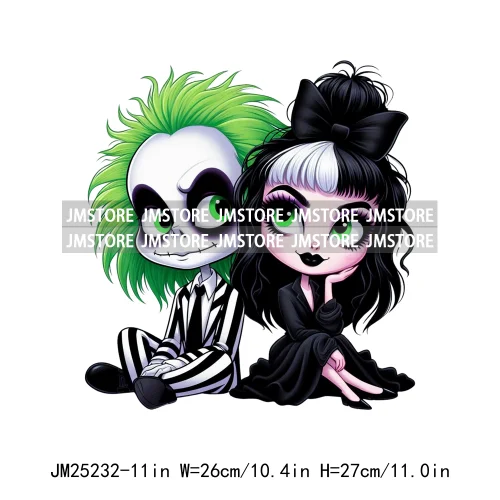 Wholesale Horror Couple Spanish Always And Forever Old School Cholo Chicano Couple DTF Iron On Transfers Stickers For Clothing