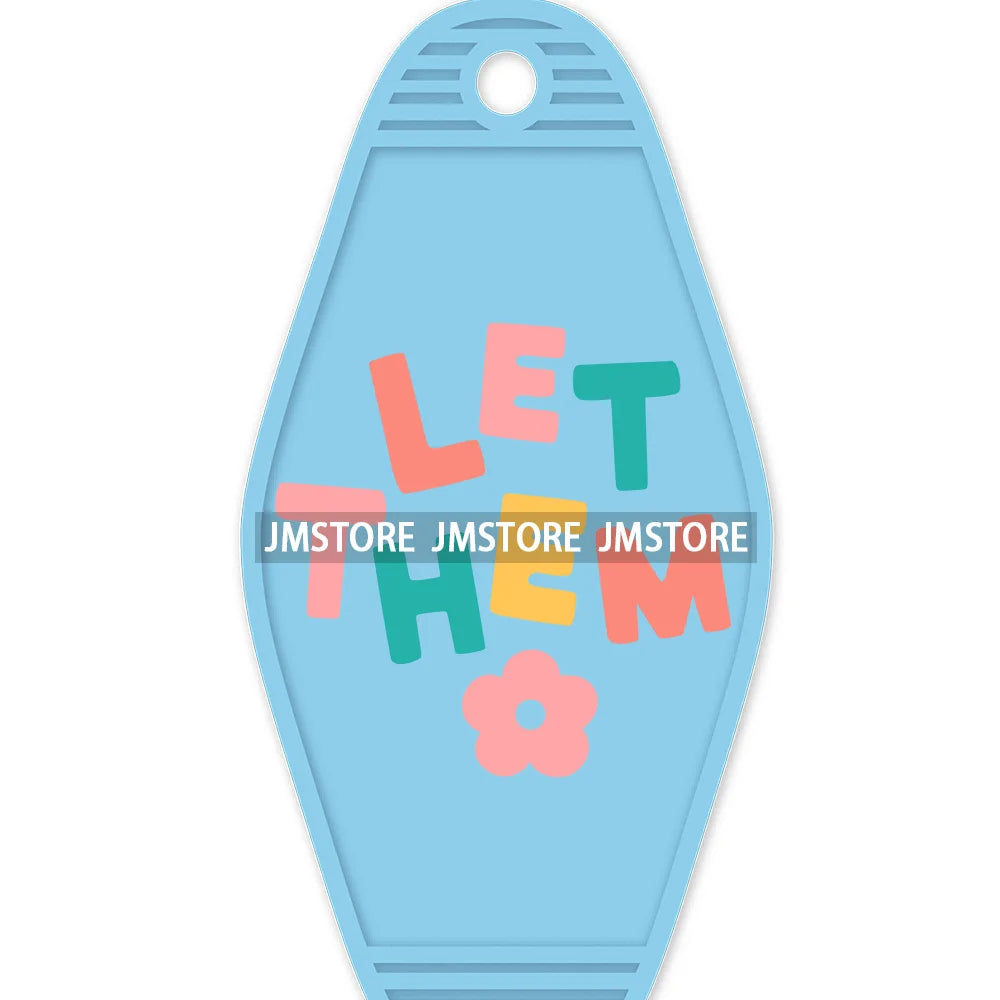 As Far As I Know I'm Delightful High Quality WaterProof UV DTF Sticker For Motel Hotel Keychain Motivational Positive Quotes