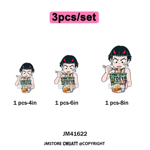 Happy Hunting Halloween Kpop Pumpkin Witch Boys Girl Dinner Iron on DTF Washable Transfers Stickers Ready to Press for T-shirts