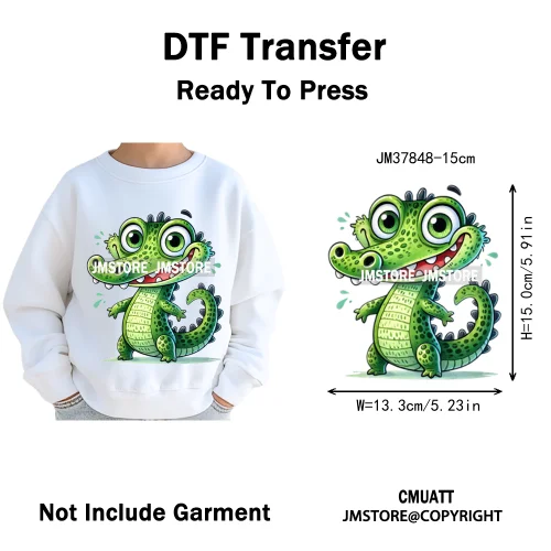15cm 5.9in Kids Funny Hairy Cartoon Birds Animal Washable Iron on DTF Transfers Stickers Printing Ready to Press for Clothing