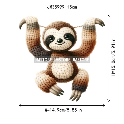 15cm 5.9in Kid Panda Bear Animal Iron On Heat Transfer Sticker For Clothes Printed Vinyl Thermal Applique Washable T-Shirt Decal