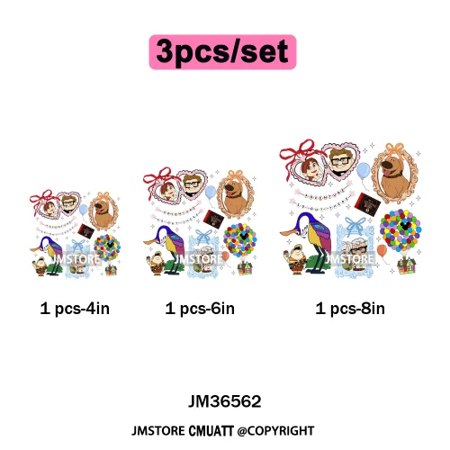 Colorful Animal Coquette Mirror Bracelet Cartoon Character Printing Iron On DTF Transfers Stickers Ready To Press T-shirts Bags