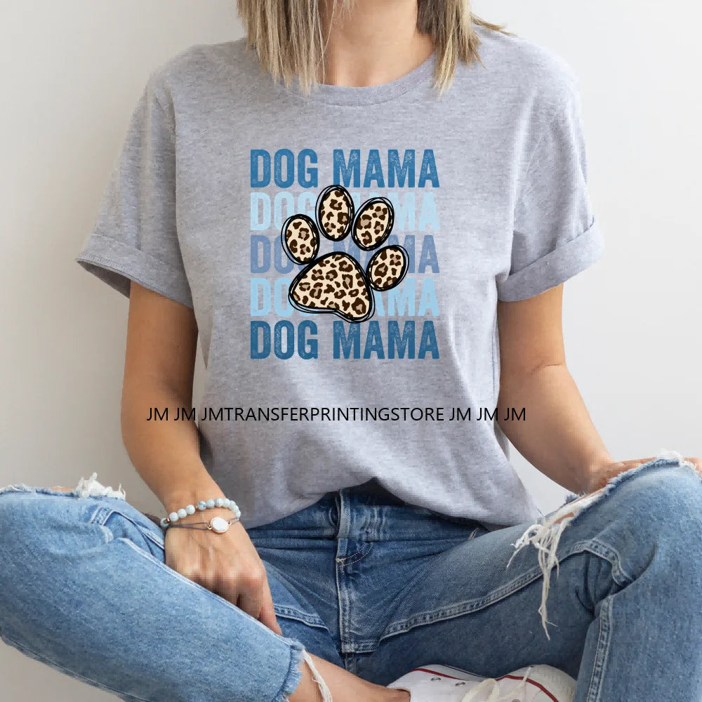 Front And Sleeve Designs Sport Baseball Football Proudly Austim Mama Busy Dog Mom Iron On DTF Transfer Stickers For Clothing