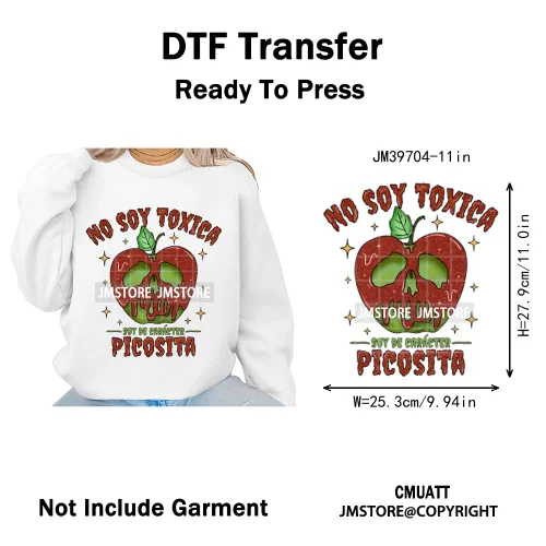 Mexican Culture Halloween Vibes Spanish Cafecito Viva Design Iron on DTF Washable Transfers Stickers Ready to Press for Hoodies