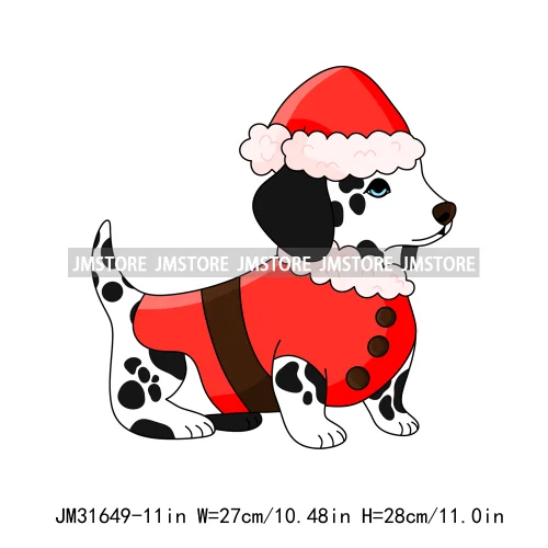 Snowday Hot Cocoa Pet Christmas Movie Festive Cute Dog Cat Lover Xmas Iron On DTF Transfers Stickers Ready To Press For Clothing