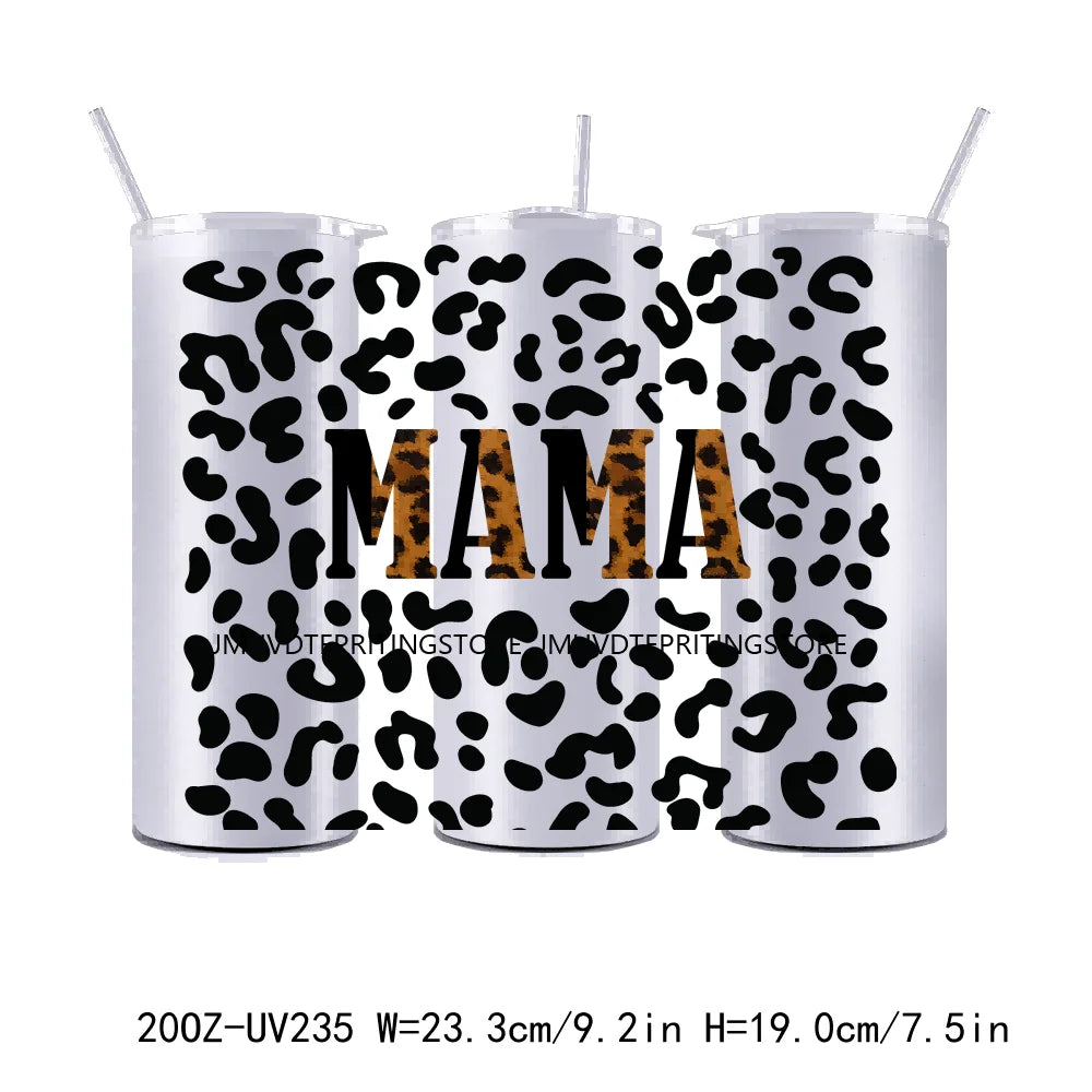 Best Mom Ever Mother's Day 20OZ UV DTF Tumbler Straight Wrap Transfers Stickers Custom Labels DIY Durable Waterproof Logo