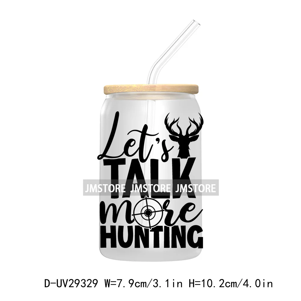 Mountain Hiking Quotes UV DTF Transfer Stickers Decals For Libbey Cold Cups Mugs Tumbler High Quality Labels Hunter Deer Fishing