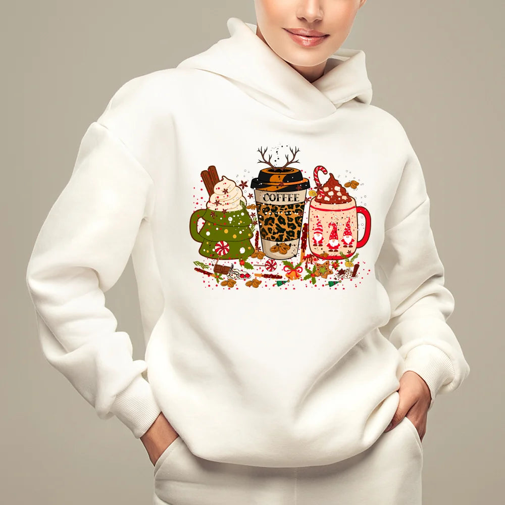 Cute Cartoon Blue Dog Family Character Merry Christmas Vibes Decals Iron On DTF Transfers Stickers Ready To Press For Sweatshirt