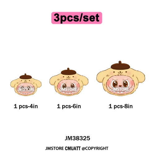 New Cartoon Costume Monster Dolls Lover DTF Printing Decals Iron on Washable Transfers Stickers Ready to Press for T-shirts