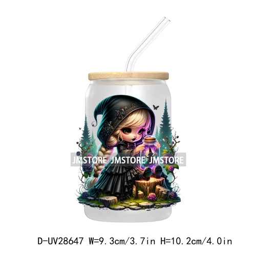 Nightmare Before Coffee Spooky Halloween Skeleton UV DTF Transfer Stickers Decals For Libbey Cold Cup Mug Tumbler Pumpkin Season