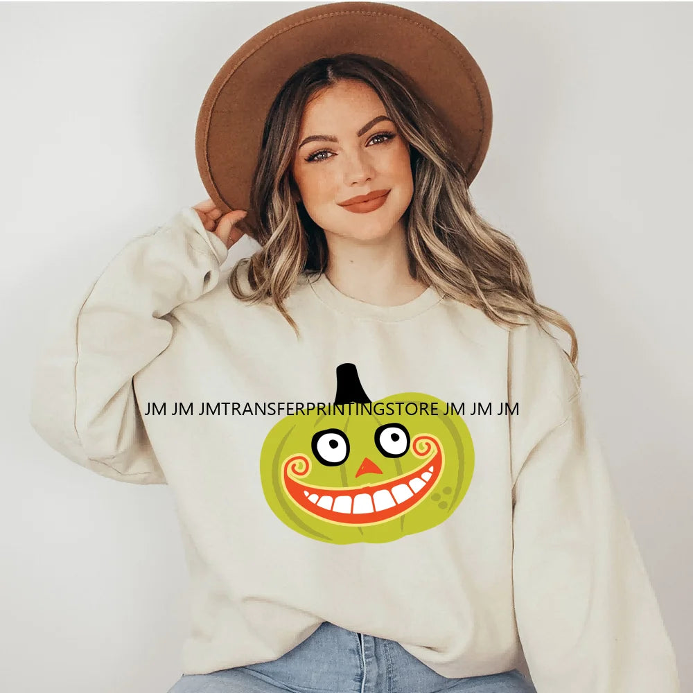 Cute Mama Babe Stay Spooky Let's Go Ghouls Halloween Season Designs DTF Iron On Transfers Stickers Ready To Press For Clothes
