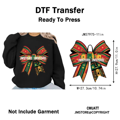 Celebrate Afro Dope Woman Juneteenth Since 1865 Freedom Power Vibes Independence Day Iron on  DTF Transfer Stickers For T-shirts