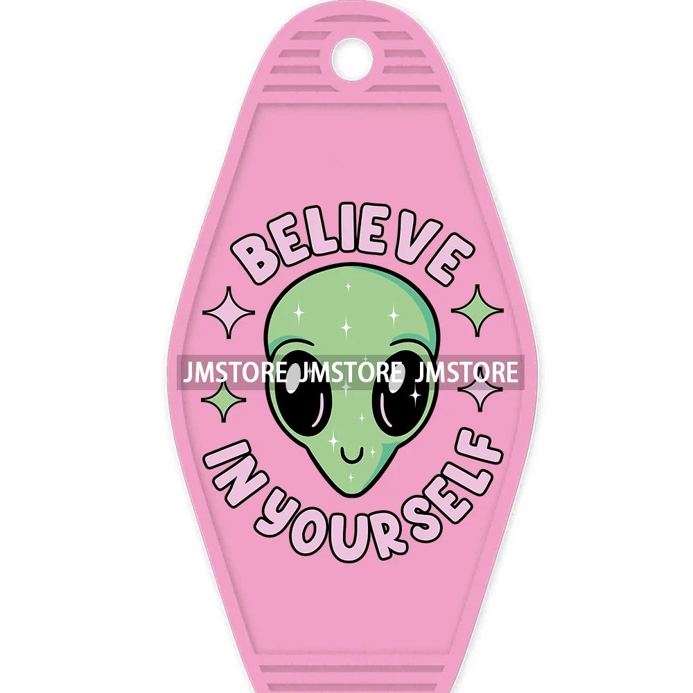 Anxious But Cute Mental Health Matters High Quality WaterProof UV DTF Sticker For Motel Hotel Keychain Self Love Motivational