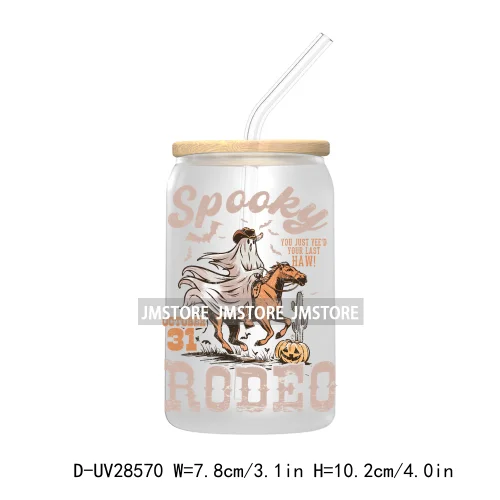 Howdy Fall Western Pumpkin UV DTF Transfer Stickers Decals For Libbey Cold Cups Mugs Tumbler Labels Coquette Bow Cowgirl Boots