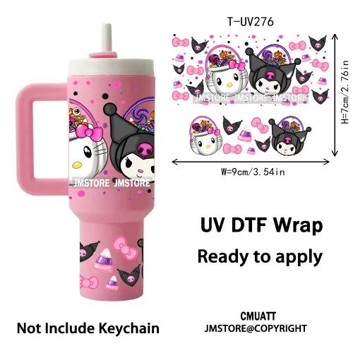 Cute Cartoon Princess Friends Wholesale Bulk UV DTF Wraps Ready To Apply Transfer Stickers Waterproof For Mini Tumbler Keychain