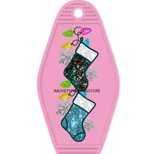 Have A Cup Of Christmas Cheer High Quality WaterProof UV DTF Sticker For Motel Hotel Keychain Merry And Bright Cozy Season