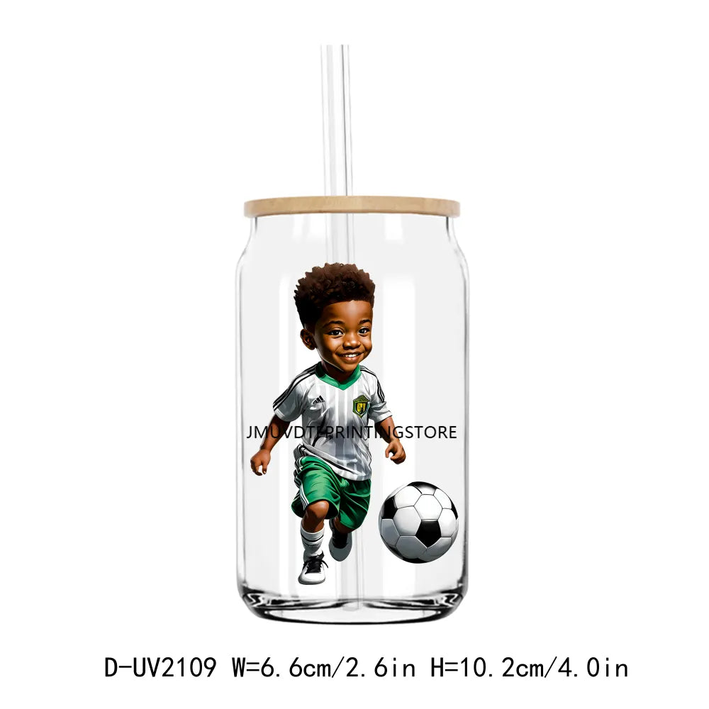 Baseball Football Sport Boy UV DTF Transfers Stickers Decals For Libbey Cold Cups Mugs Tumbler Waterproof DIY Craft