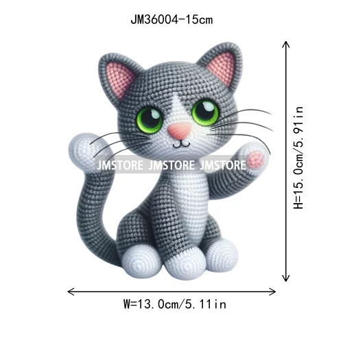 15cm 5.9in Kid Panda Bear Animal Iron On Heat Transfer Sticker For Clothes Printed Vinyl Thermal Applique Washable T-Shirt Decal
