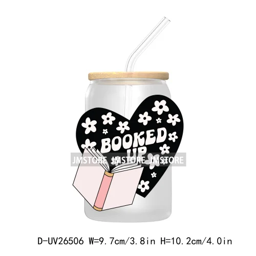 Take Me To The Bookstore UV DTF Transfers Stickers Decals For Libbey Cold Cups Mugs Tumbler Waterproof DIY Craft Positive Quotes