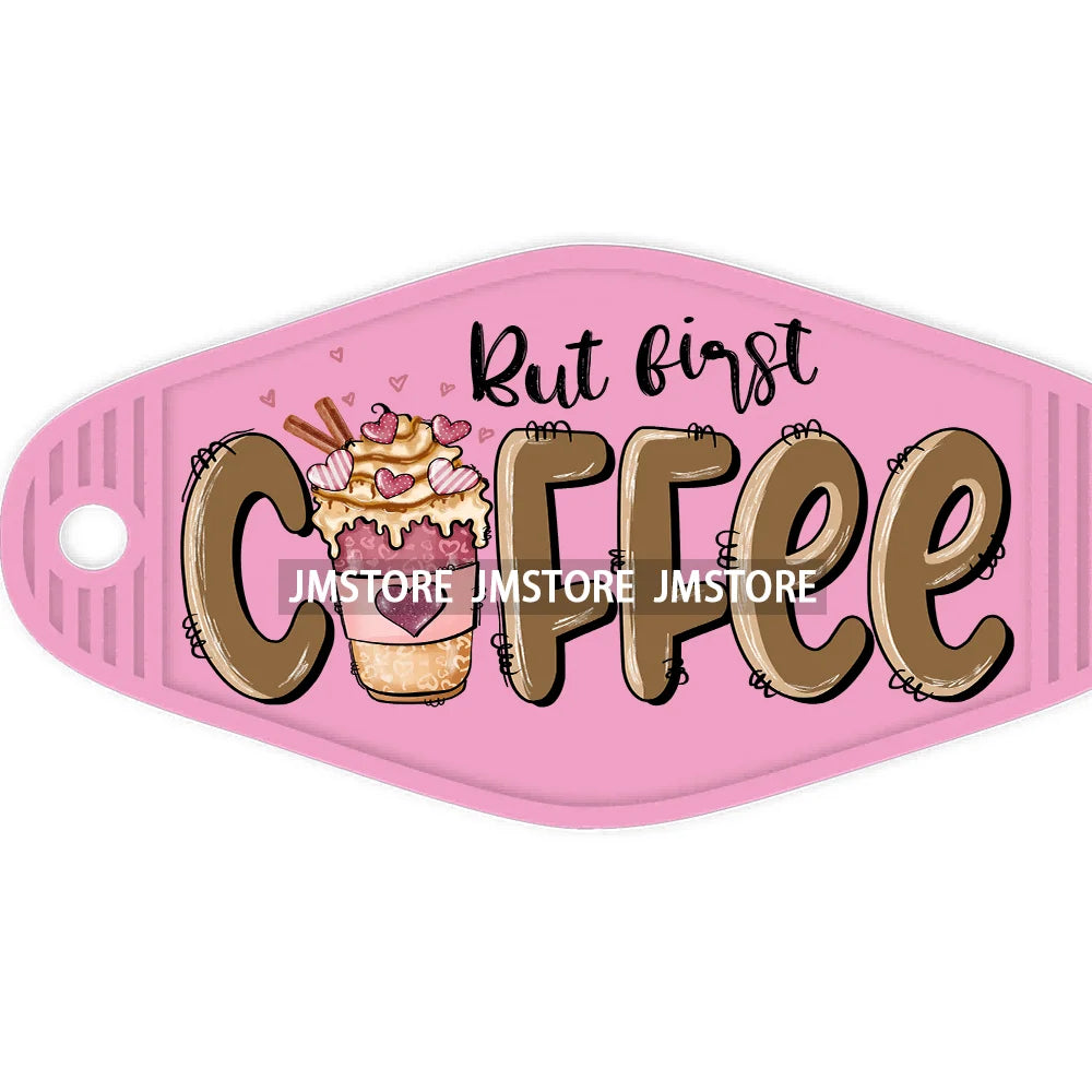 Retro Small Business Babe Butterfly High Quality WaterProof UV DTF Sticker For Motel Hotel Keychain Mom Fuel Coffee Cup Logo