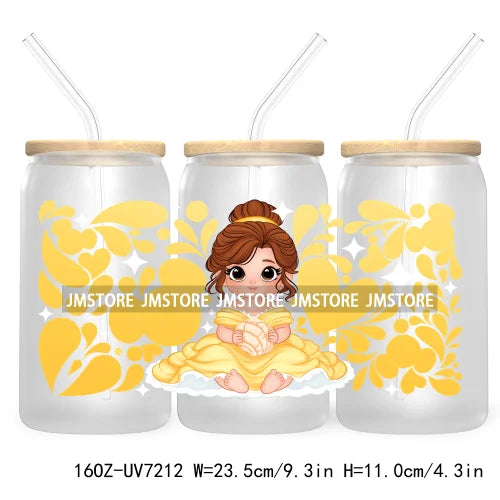 Latina Girl Power Mexican Culture 16OZ UV DTF Cup Wrap Transfers Stickers For Libbey Glass Can Cups Tumbler Waterproof Craft