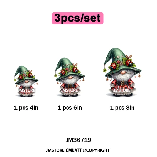 Spooky Scary Witch Girly Animal Flower Strawberry Gnomes Iron on DTF Washable Transfers Stickers Ready to Press for Hoodies Bags