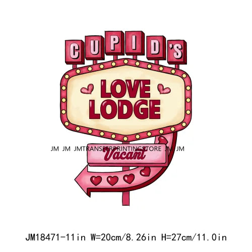 Cupid’s Love Lodge Designs Succa For You Love My Gnomies DTF Western Valentines Quotes Plastisol Transfer Stickers For Clothing