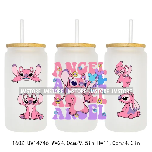 Birthday Cartoon Kids Friendship UV DTF Stickers Ready to Transfer Cup Wrap Custom Labels For Libbey Can Glass Tumblers Mugs