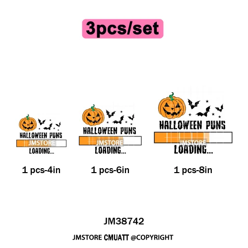 Funny Spooky Season Skelleton Coffin Break Sarcastic Halloween Puns Iron on DTF Transfer Sticker Ready to Press for Clothes Bags