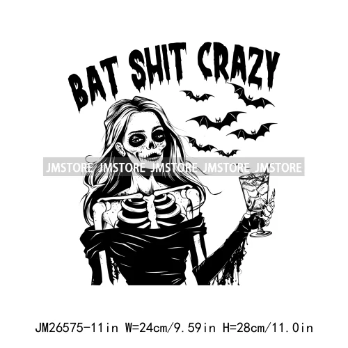 Custom Spooky Season Witch Girl Social Club Halloween Resting Witch Face DTF Iron On Transfer Sticker Ready To Press For Hoodies