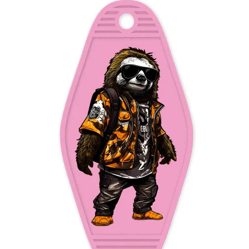 Cool Cartoon Animals High Quality WaterProof UV DTF Sticker For Motel Hotel Keychain Hip Pop Panda Bears