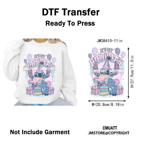 Funny Shells Coquette Bow Summer Salty Vibes Cartoon Printing Designs Iron On DTF Transfer Stickers Ready To Press T-shirts Bags