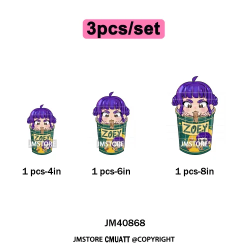 Cartoon Girl Group Boy Band Music Fans Anime Lover Soda Pop Iron on DTF Washable Transfers Stickers Ready to Press for T-shirts