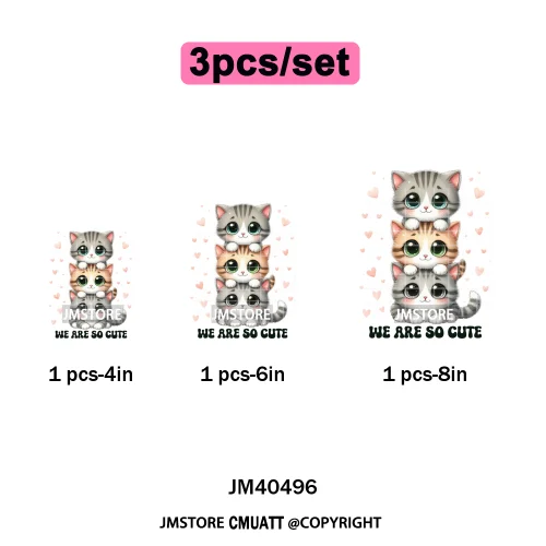 Funny Animal Snarky Inspire Quotes Dog Cat Sarcastic Saying Iron on DTF Washable Transfers Stickers Ready to Press for Clothes