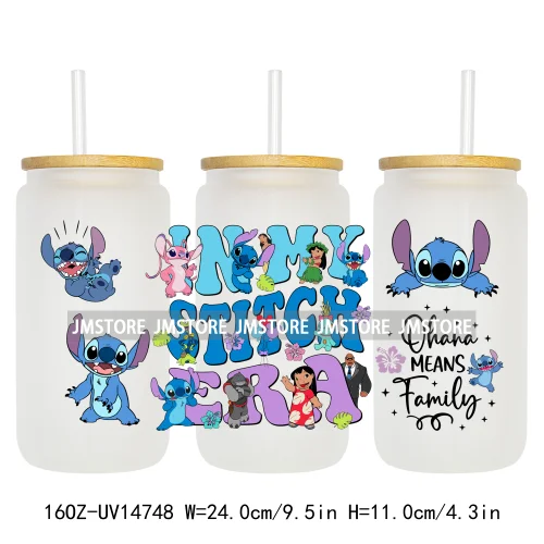 Birthday Cartoon Kids Friendship UV DTF Stickers Ready to Transfer Cup Wrap Custom Labels For Libbey Can Glass Tumblers Mugs