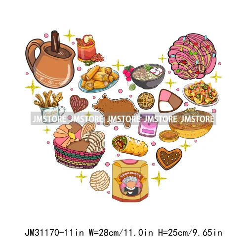 Funny Tis The Season Mexican Chocolate Pink Christmas Pan Dulce Spanish Iron On DTF Transfer Stickers Ready To Press For Clothes