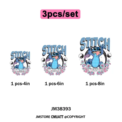 Cute Summer Holiday Life Palm Beach Vibes Cartoon Characters Coquette Iron on DTF Transfers Stickers Ready to Press for Clothing