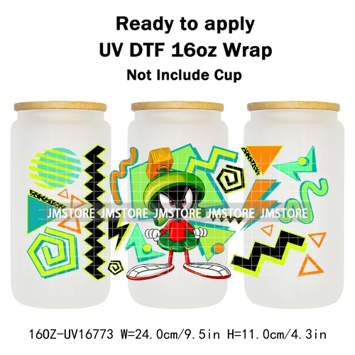 Cartoon Soft Drink Dessert UV DTF Stickers Ready To Transfer Cup Wrap Custom Labels DIY Craft For Libbey Can Glass Tumblers Mugs