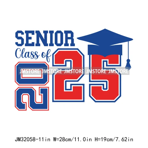 Class Of 2025 Season Coquette School Senior Year Our Final Chapter Iron On DTF Transfers Stickers Ready To Press For Hoodies