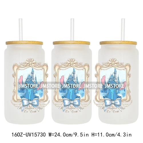 Magical Cartoon Coquette Summer UV DTF Stickers Ready to Transfer Cup Wrap Custom Labels DIY Craft For Libbey Glass Can Tumbler