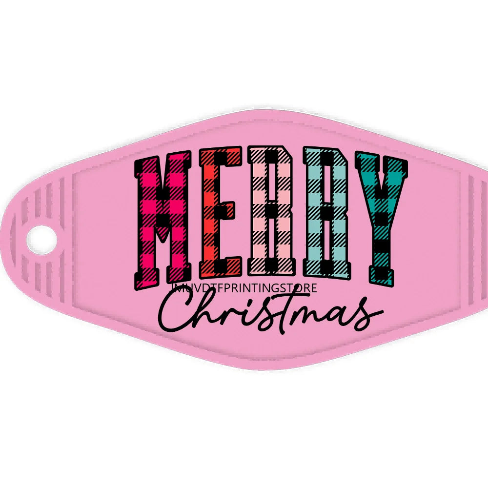 Have A Cup Of Christmas Cheer High Quality WaterProof UV DTF Sticker For Motel Hotel Keychain Merry And Bright Cozy Season