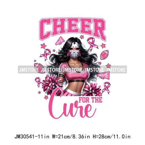 Pink Breast Cancer Survivor Don't Let Sisters Fight Cancer Alone Cheer For Cure Iron On DTF Transfers Stickers For Sweatshirts