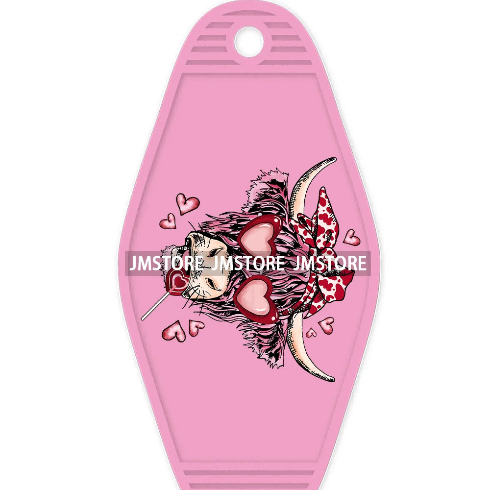 Loved To Death Skeleton Rose High Quality WaterProof UV DTF Stickers For Motel Hotel Keychain Blanks XOXO Valentines Day