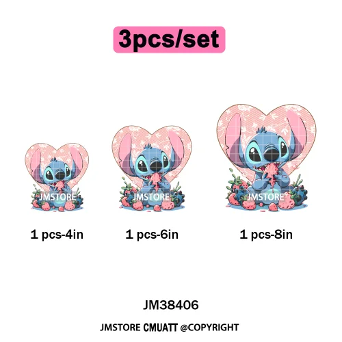 Cute Summer Holiday Life Palm Beach Vibes Cartoon Characters Coquette Iron on DTF Transfers Stickers Ready to Press for Clothing