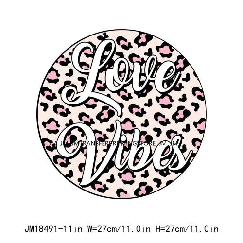 Be Mine Valentine Vibes Love More Worry Less All You Need Is Love XOXO Heart Candy Cold Peel DTF Transfer Stickers For Hoodies