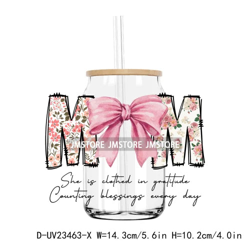 Mama Abele Tia Mandre Spanish Latina UV DTF Transfers Stickers Decals For Libbey Cold Cup Mugs Tumbler Waterproof DIY Craft Logo