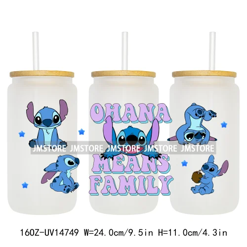 Birthday Cartoon Kids Friendship UV DTF Stickers Ready to Transfer Cup Wrap Custom Labels For Libbey Can Glass Tumblers Mugs
